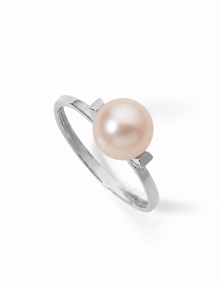 BAGUE OR 750‰ ED ROSE 7.5-8MM