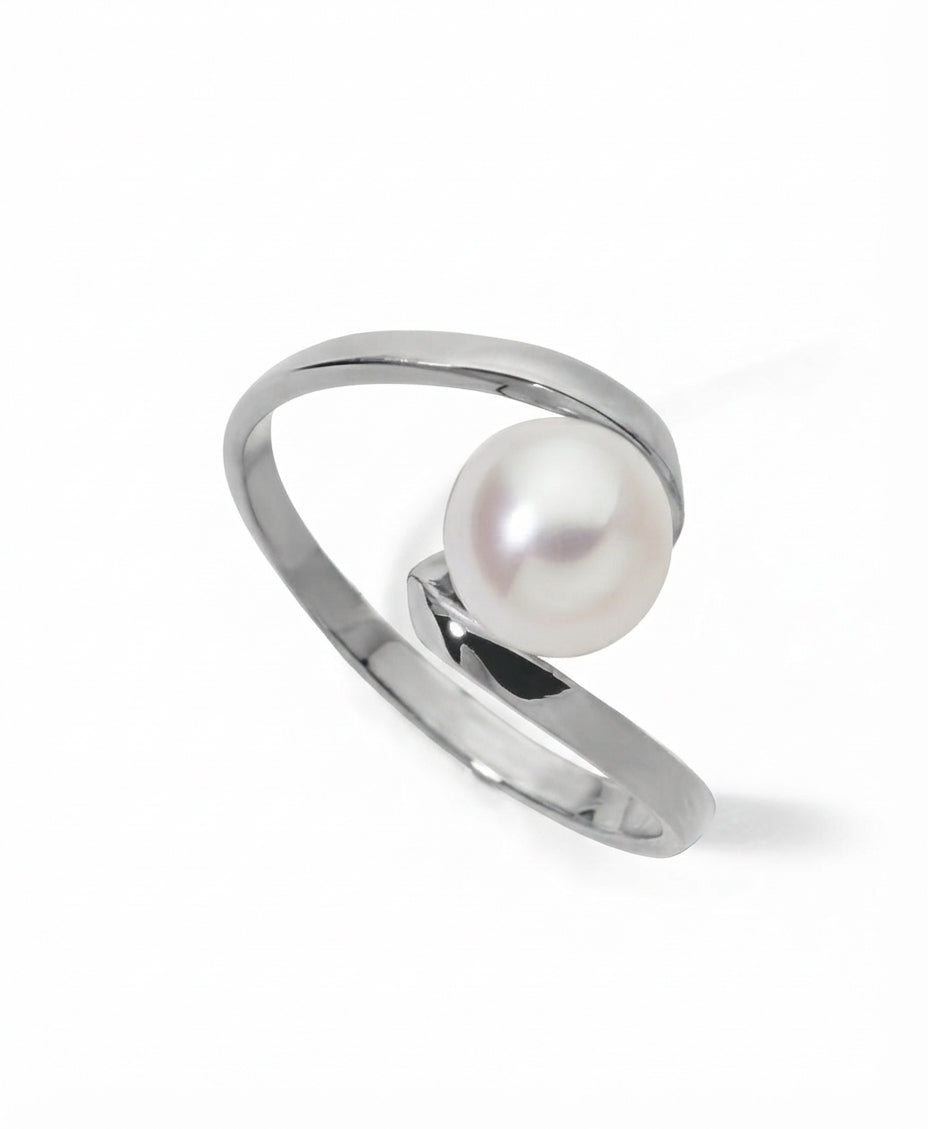 BAGUE OR 750‰ ED 7.5-8MM