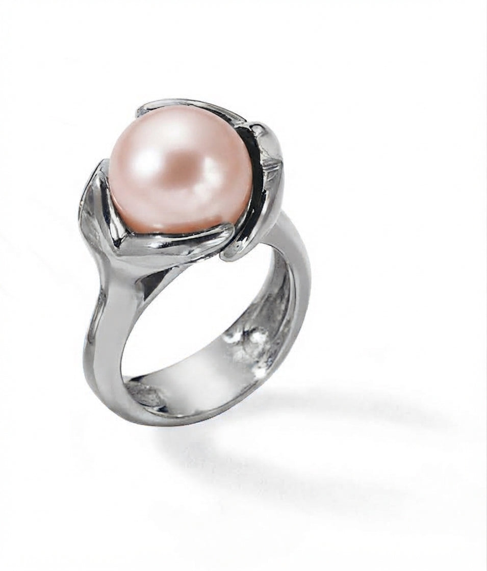 BAGUE OR GRIS 18CT ED ROSE 13-13.5 12G00