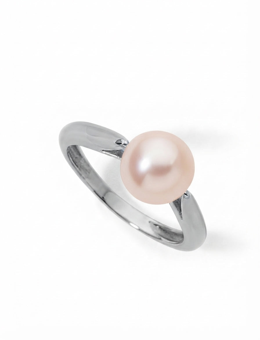 BAGUE OR 750‰ ED ROSE 8-8.5MM
