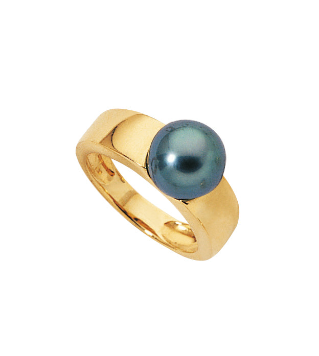 BAGUE OR JAUNE 18CT TAHITI 8.5-9MM 5G30 – A682T-J