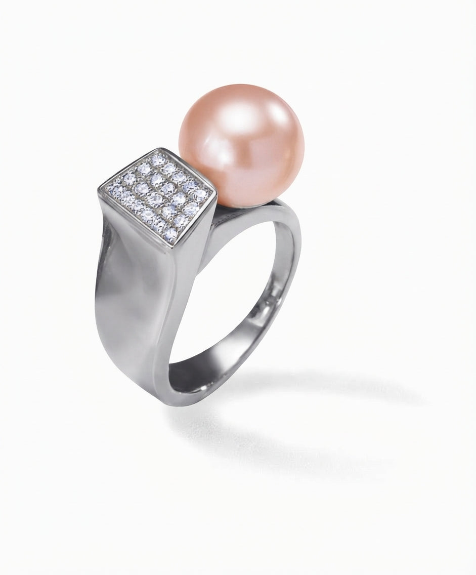 BAGUE OR GRIS 18 CT EDROSE 11-11.5 10G10