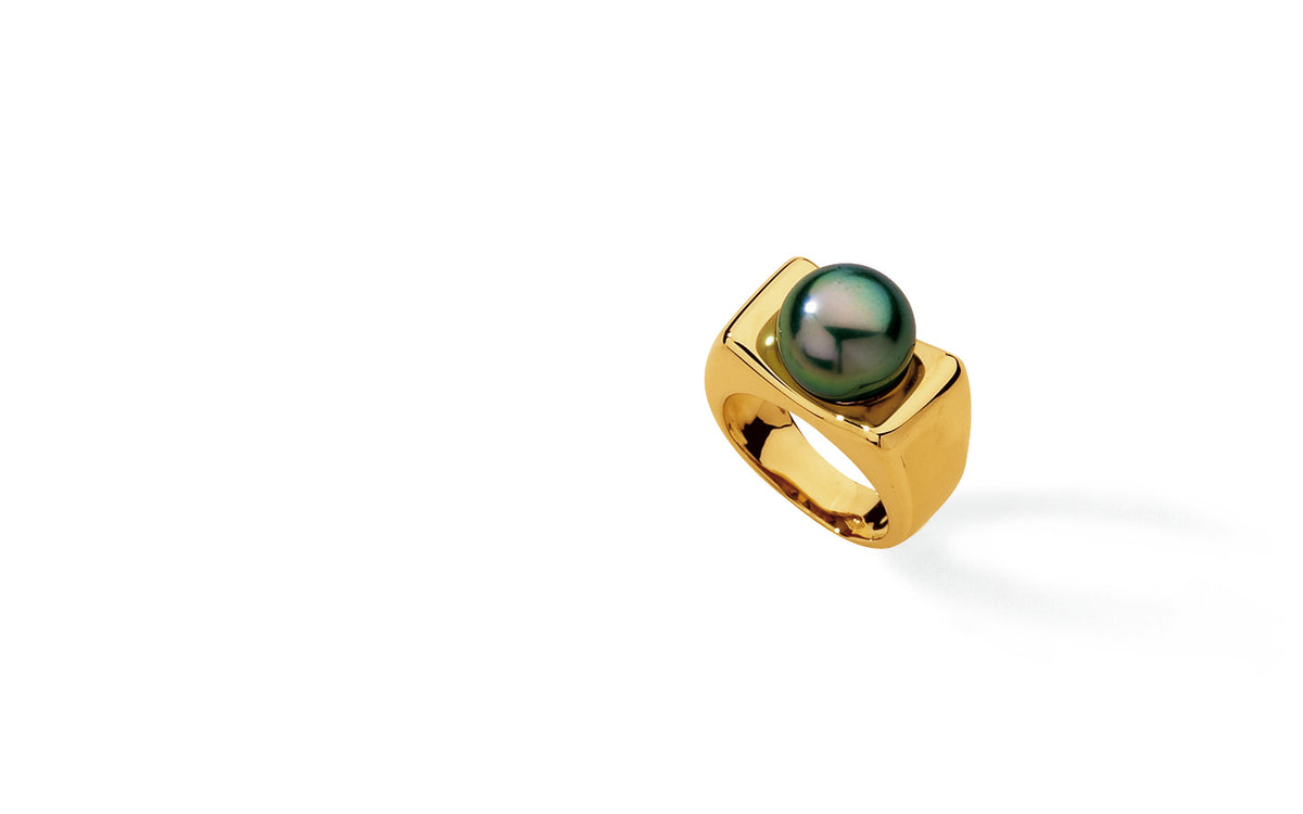 BAGUE OR JAUNE 18CT TAHITI 11.5-12 15G60 – A848T-J