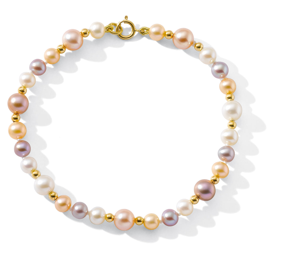 BRACELET ED MULTIC 4-6MM ORJ 18CT 0G30 – BEDM1-J