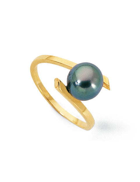 BAGUE OR GRIS 18CT TAHITI 8-8.5MM   2G20 – A1026T-G