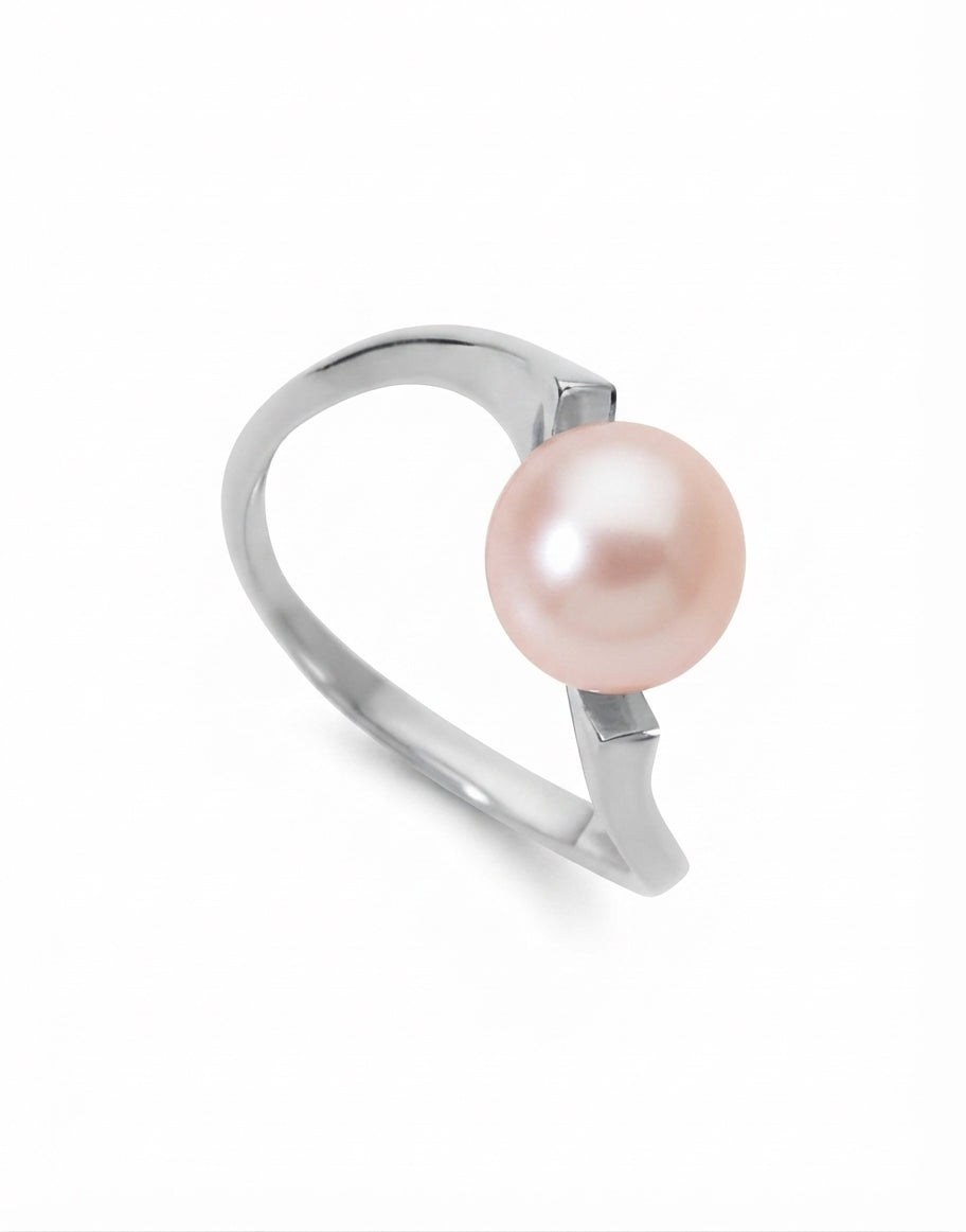 BAGUE OR 18CT ED ROSE 7.5-8MM