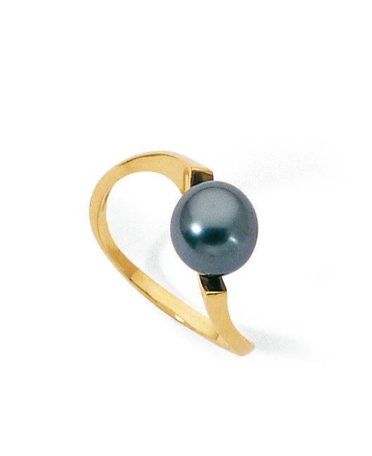 BAGUE OR GRIS 18CT TAHITI 8-8.5M    2G00 – A1029T-G