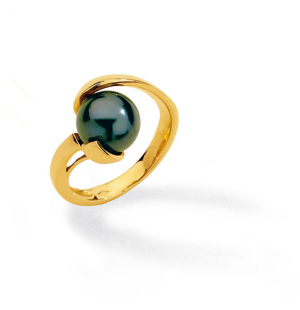 BAGUE OR GRIS 750‰ TAHITI 9.5-10MM  6G20 – A1036T-G