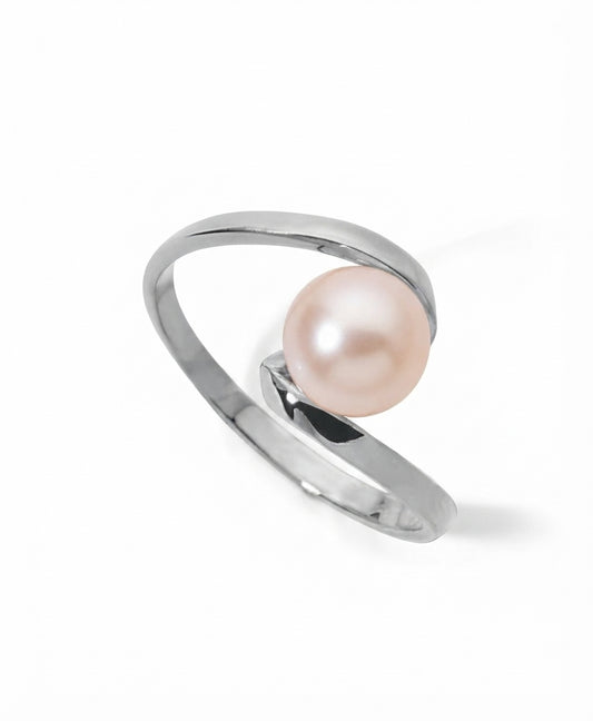 BAGUE OR 750‰ ED ROSE 7.5-8MM