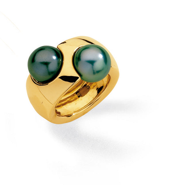 BAGUE OR GRIS 18CT TAHITI 10-10.5  12G50 – A1049T-G