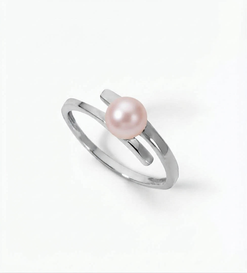 BAGUE OR 750‰ ED ROSE 5-5.5MM