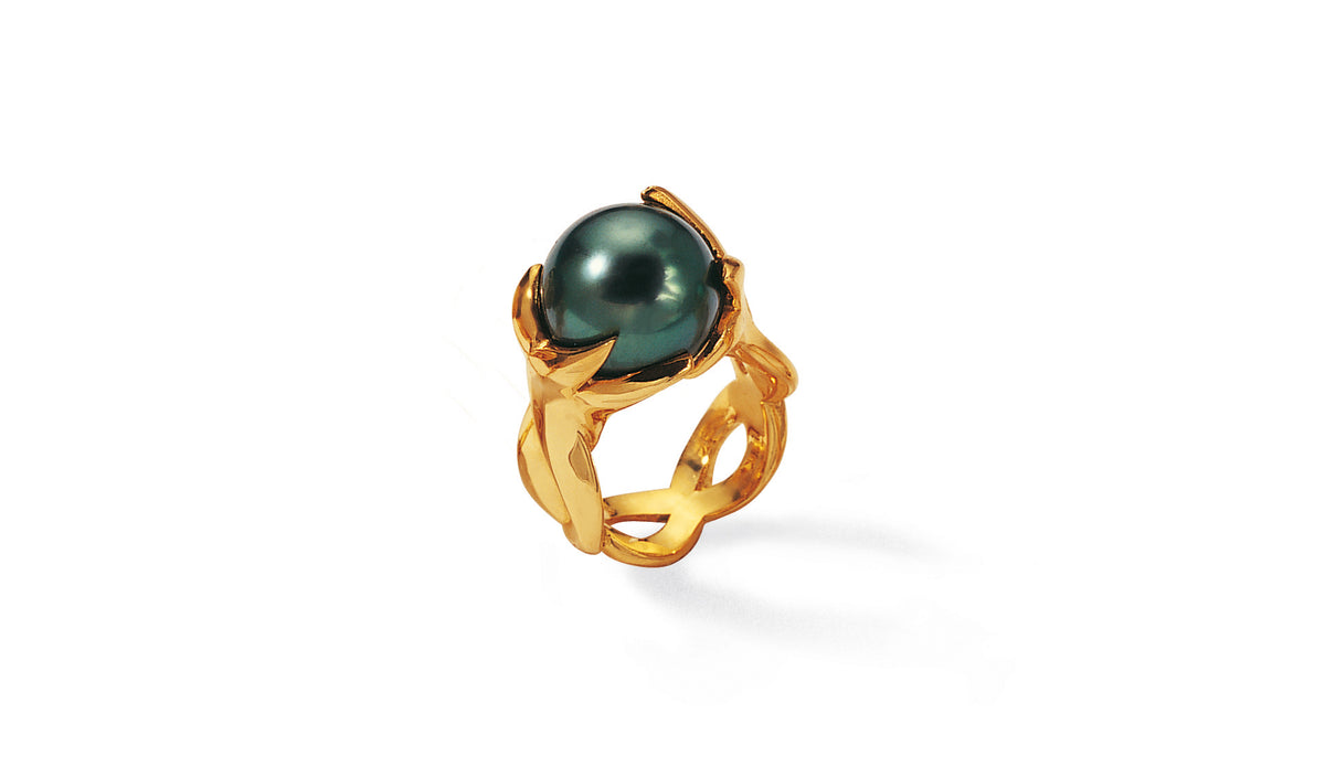 BAGUE OR JAUNE 18CT TAHITI 14.5-15 18G50 – A1152T-J
