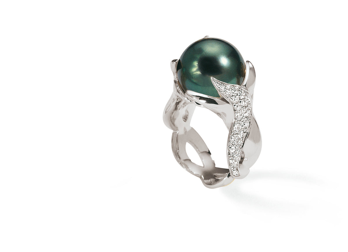 BAGUE ORG 18K D0.80 TAHITI 14.5-15 16G40 – A1153T-G