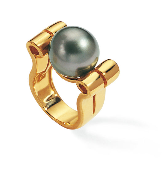 BAGUE OR GRIS 18CT TAHITI 14-14,5  18G00 – A1156T-G