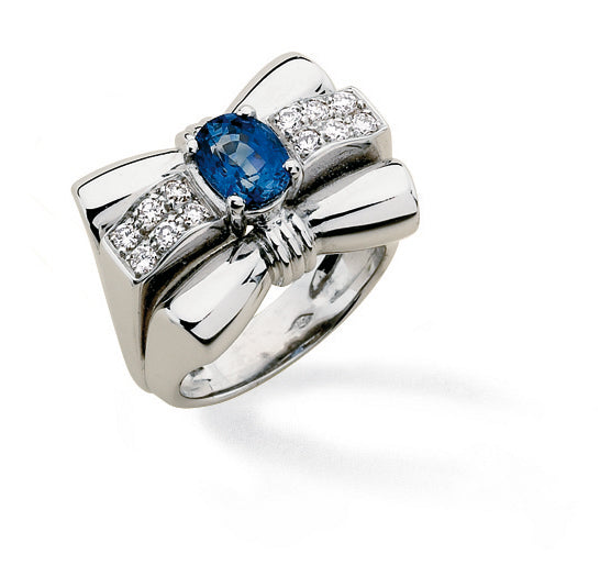 BAGUE SAPHIR CEYL 8*6 DTS ORG 18CT 13G15 – A1169SC-G