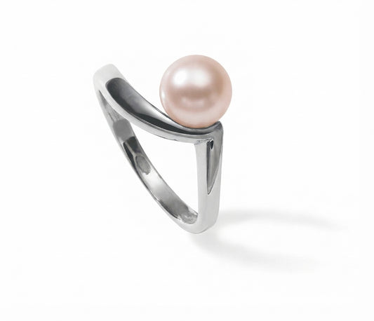 BAGUE OR 750‰ ED ROSE 7.5-8MM