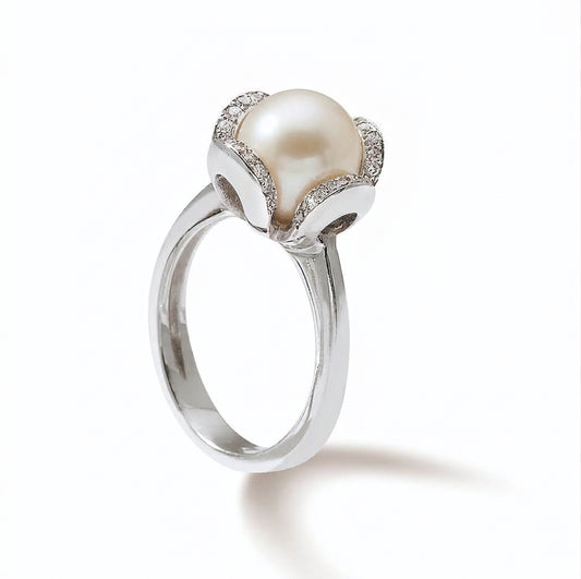 BAGUE OR 18CT ED 9.5-10 D0.14 6G30