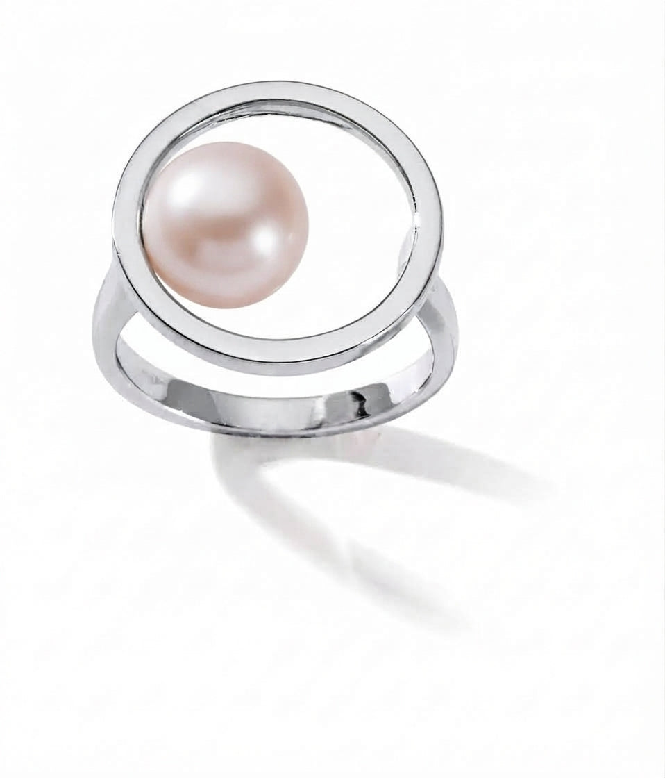 BAGUE OR 750/1000 ED ROSE 9-9.5MM