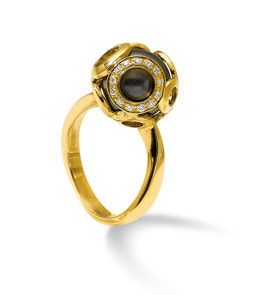 BAGUE OR JAUNE 18CT TAHITI 11-11.5 6G50 – A1243T-J