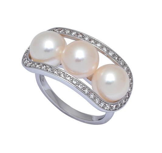 BAGUE ORG 750‰ D0.33 EDBLANC 8-8.5 MM
