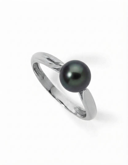 BAGUE OR 750‰ ED NOIRE 6.5-7M 2G45