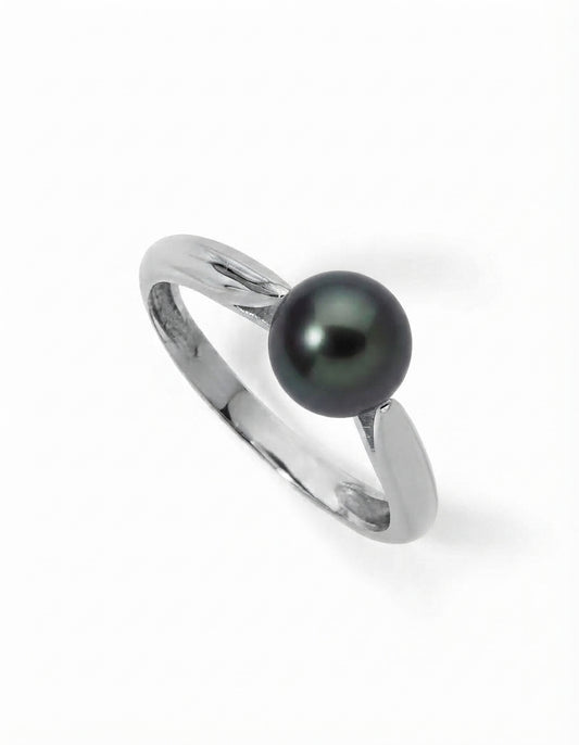 BAGUE OR 750‰ ED NOIRE 6.5-7M 2G45