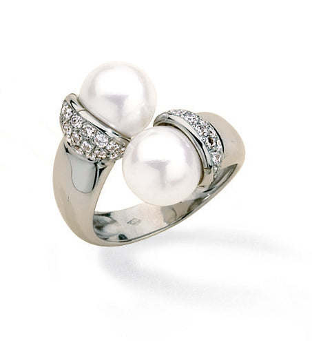 BAGUE OR GRIS 18 CT AKOYA B 8.5-9M  9G20 – A528P-G