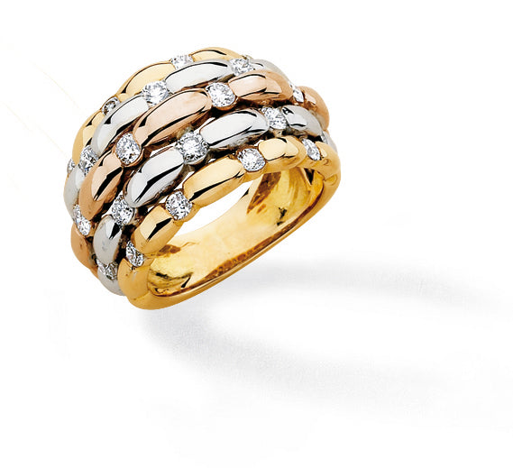BAGUE DIAMANTS ORJ/G/R 750‰ D1.49 16G50 – A581D-T