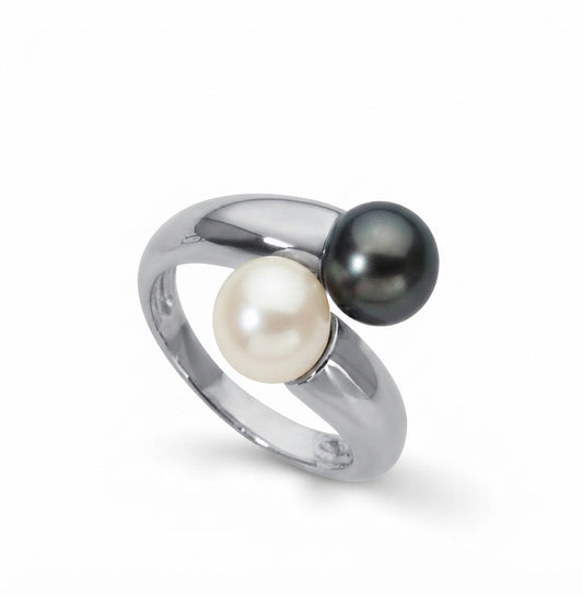 BAGUE OR 18CT EDB+EDN 7-7.5MM