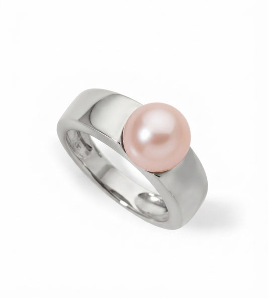 BAGUE OR 18CT ED ROSE 8.5-9MM