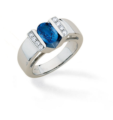 BAGUE OR GRIS 750‰ D0.13 S.ROSE 8*6 9G45 – A823SR-G