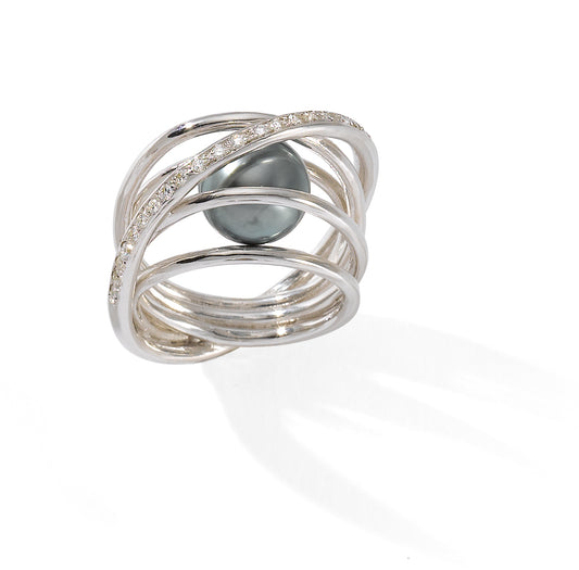 BAGUE ORG 18 CT D0.25 TAHITI 9-9.5 11G50 – A838T-G