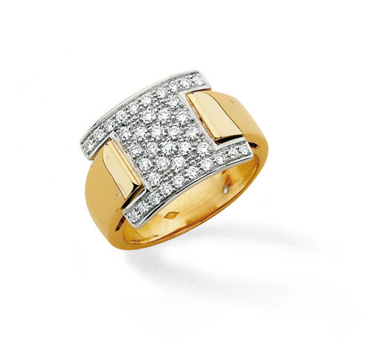 BAGUE DIAMANTS ORJ/ORG 750‰ D0.47 9G00 – A969D-B