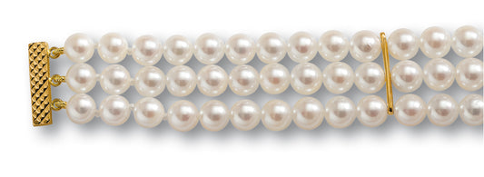 BRACELET ORG 18CT 3RG AKOYA B 5.5-6 2G05 – B3R60B-G