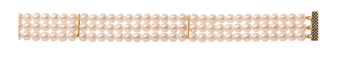 BRACELET 3RGS EDB 4.5-5MM ORG 18 CT 1G70 – BED23-G