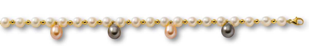 BRACELET EAU DOUCE 5-8MM ORJ 18CT   1G30 – BED25-J