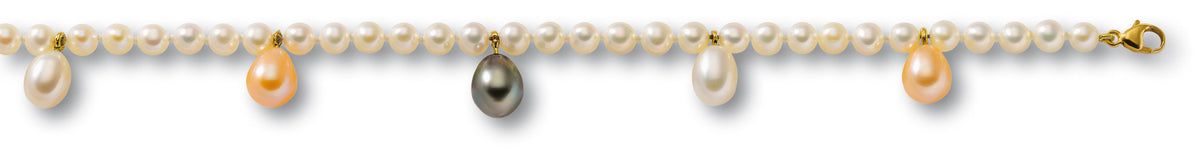 BRACELET EAU DOUCE 4-8MM ORJ 18CT   0G90 – BED26-J