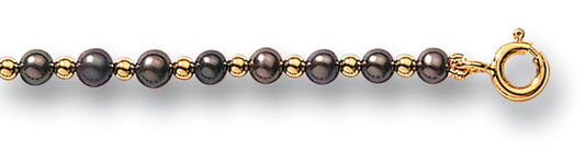 BRACELET ED NOIRE 3.5-4MM ORJ 18CT  0G70 – BEDN4-J
