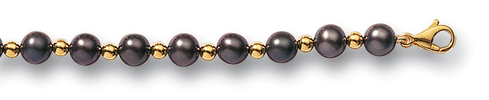 BRACELET ED NOIRE 5.5-6MM ORJ 18 CT 0G64 – BEDN6-J