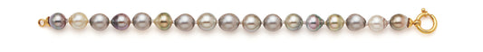 BRACELET OR GRIS 18CT TAHITI 8-9MM  1G30 – BTBAR1-G