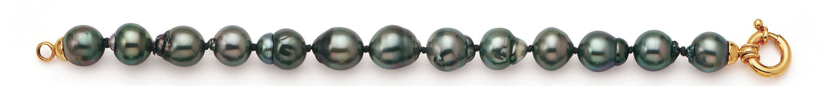 BRACELET OR JAUNE 18CT TAHITI 10-11 1G60 – BTBAR3-J