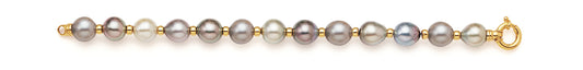 BRACELET OR JAUNE 18CT TAHITI 9-10  1G80 – BTBAR5-J