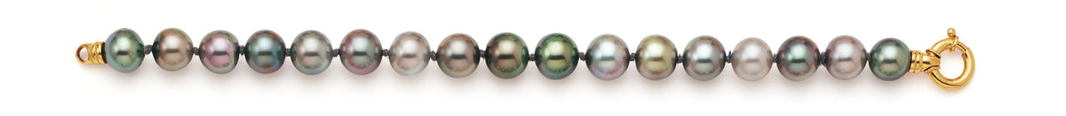 BRACELET OR JAUNE 18CT TAHITI 9-10  1G30 – BTSR2-J