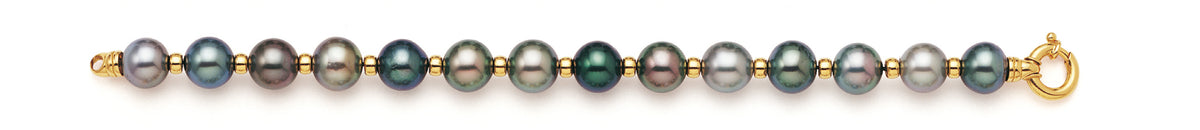 BRACELET ORJ 18CT TAHITI MULTI 9-10 1G80 – BTSR6-J