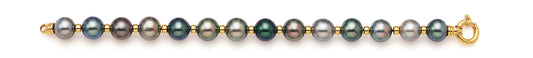 BRACELET ORJ 18CT TAHITI MULTI 9-10 1G80 – BTSR6-J