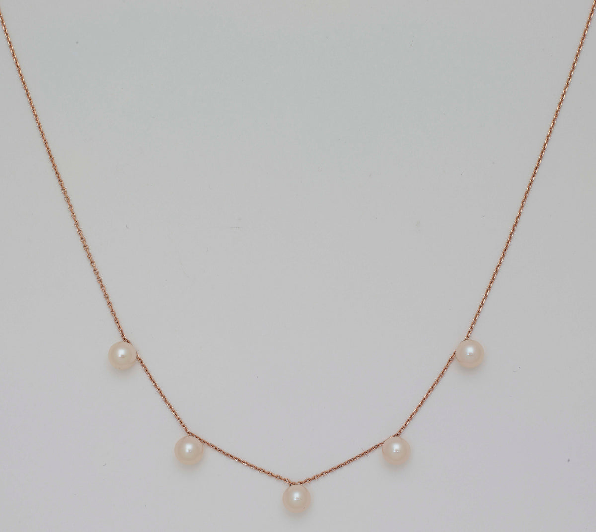 COLLIER OR ROSE 18CT ED  8.5-9 1G65 – CO40B-R