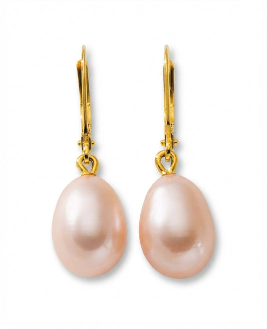 DORMEUSE ORJ 18CT ED ROSE 9.5-10MM
