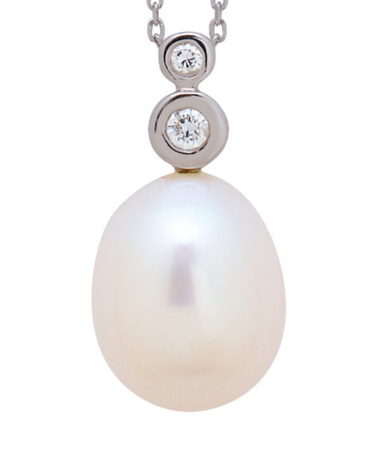 Classic White Pearl Necklace