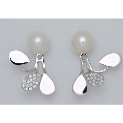 Classic White Pearl Earrings